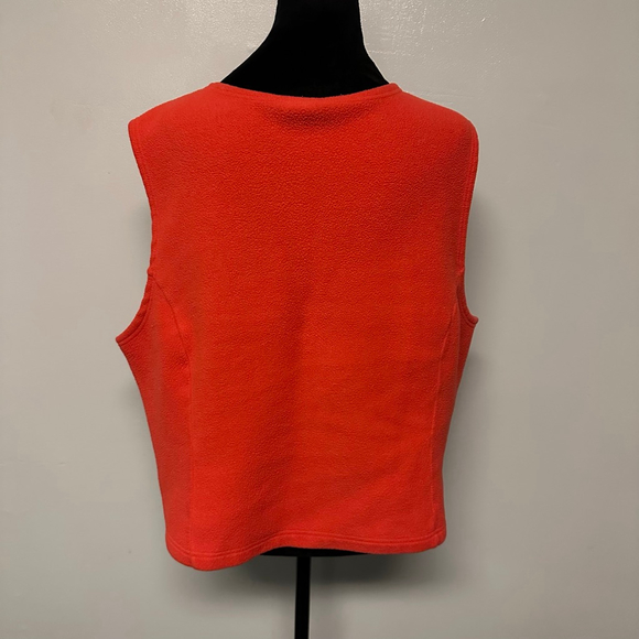L.L.Bean Fleece Vest women’s 1X red - Picture 4 of 6